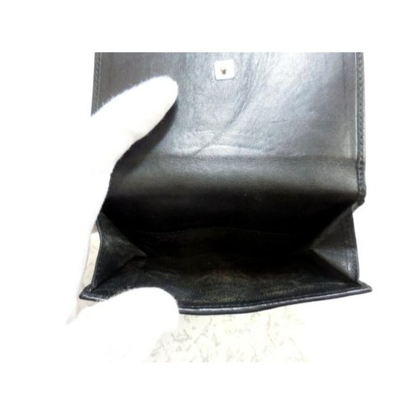 Gucci Black G Logo Print Canvas Bi-fold Snap - Picture 12 of 12